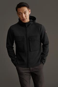 Ropa Canada Goose Hombre Mexico - Elgin Suéteres Black Label Negros KU1802495